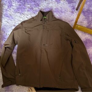 Earth Men's Chocolate Brown Windbreaker